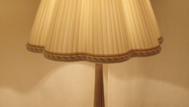 vintage bedside lamps