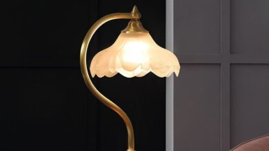 vintage bedside lamps