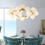 white chandelier