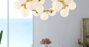 white chandelier