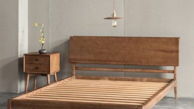 wooden beds