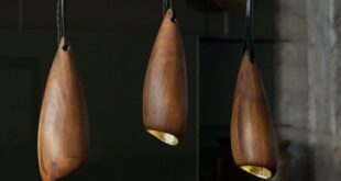 wooden lamp