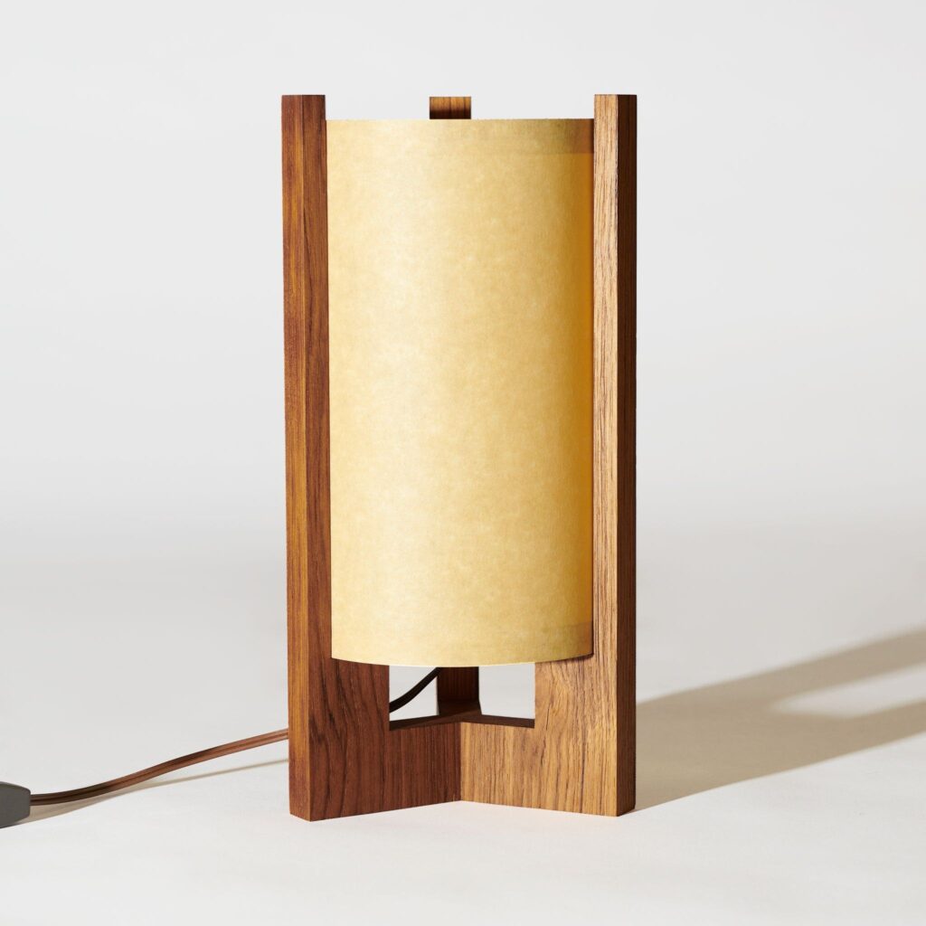 wooden lamp