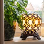 yellow bedside lamps