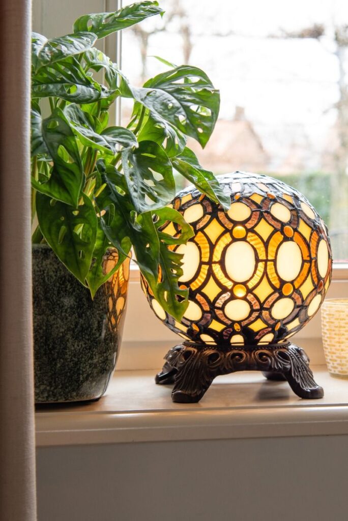 yellow bedside lamps