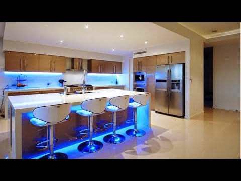 30 wonderful modern kitchen led lighting ideas 2017, ultra modern kitchen lighting PCNCUQV