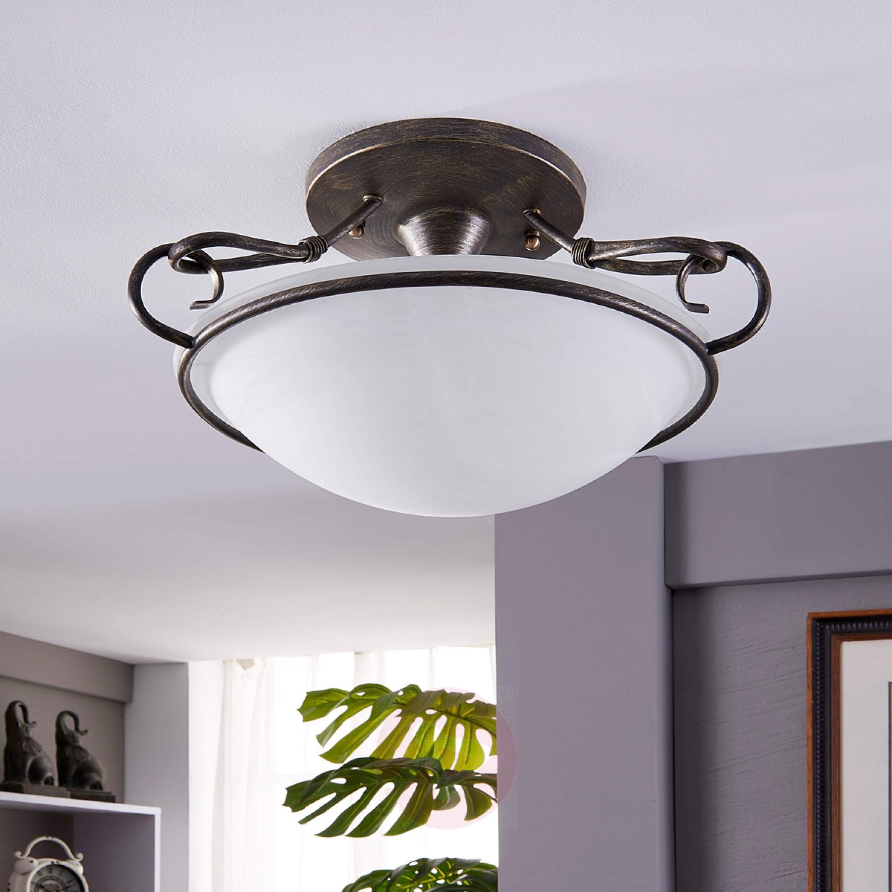 country house lighting stylish rando ceiling lamp in country-house style-9620989-03 ... SGUHDUL