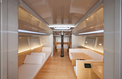 Indirect LED interior lighting led interior lighting in the mandrake yacht 2 - feature DZBTJEG