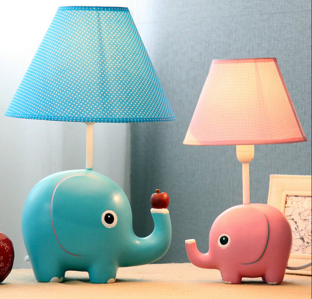 Kids Room Lamps big size very cute elephant table lamp kid room lovely desk light bedroom GOVWATY
