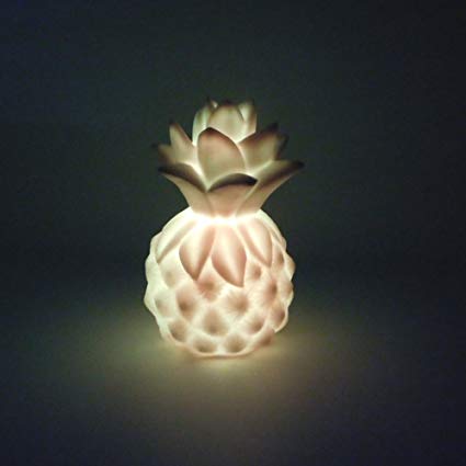 led colour changing pineapple mood light table lamp christmas stocking  filler (yellow) XUNRLPX