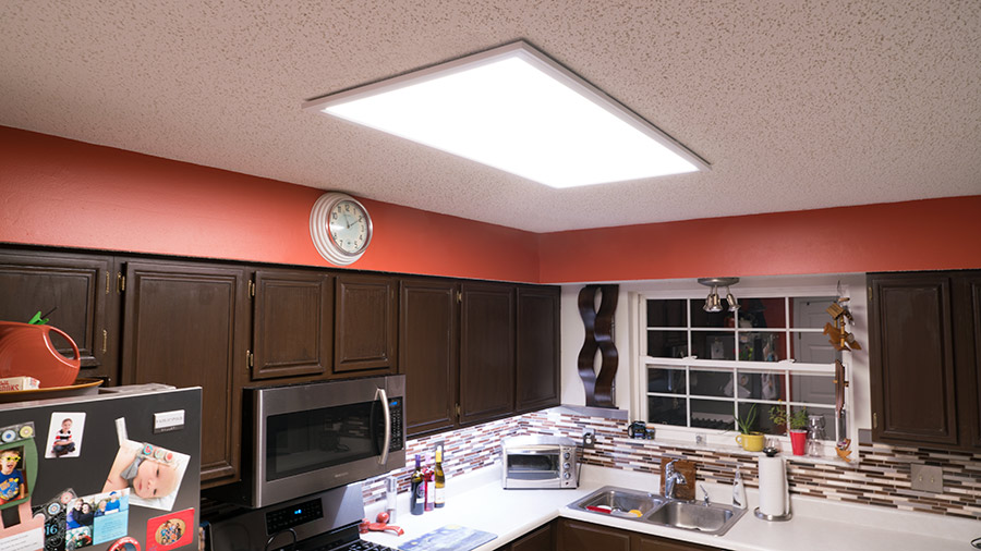 led panel kitchen lighting led panel light - 2x4 - 4,500 lumens - 40w dimmable even-glow® light DQKHAOQ