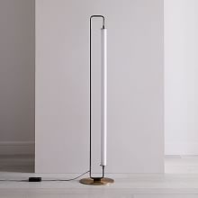 Modern Floor Lamps linear metal led floor lamp ... LJUGUPR