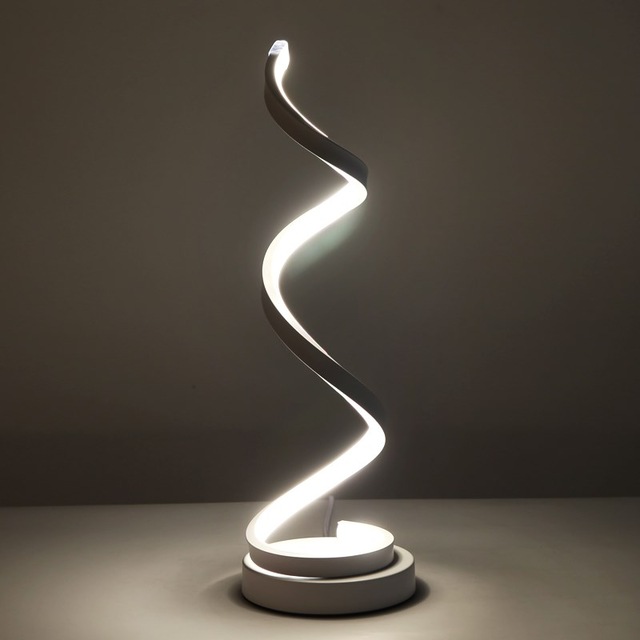 Modern Table Lamps creative design spiral modern table light acrylic table lamps for bedroom  beside LCVJWUA