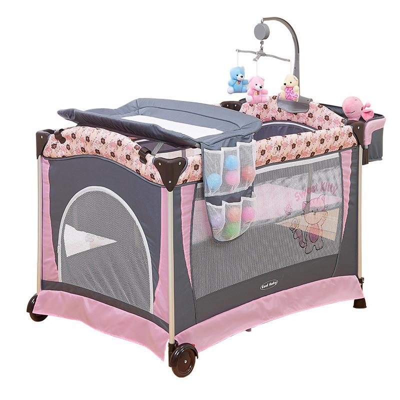 ... baby bed multifunctional portable crib for kids light-weight folding  game beds baby PPPOWSH