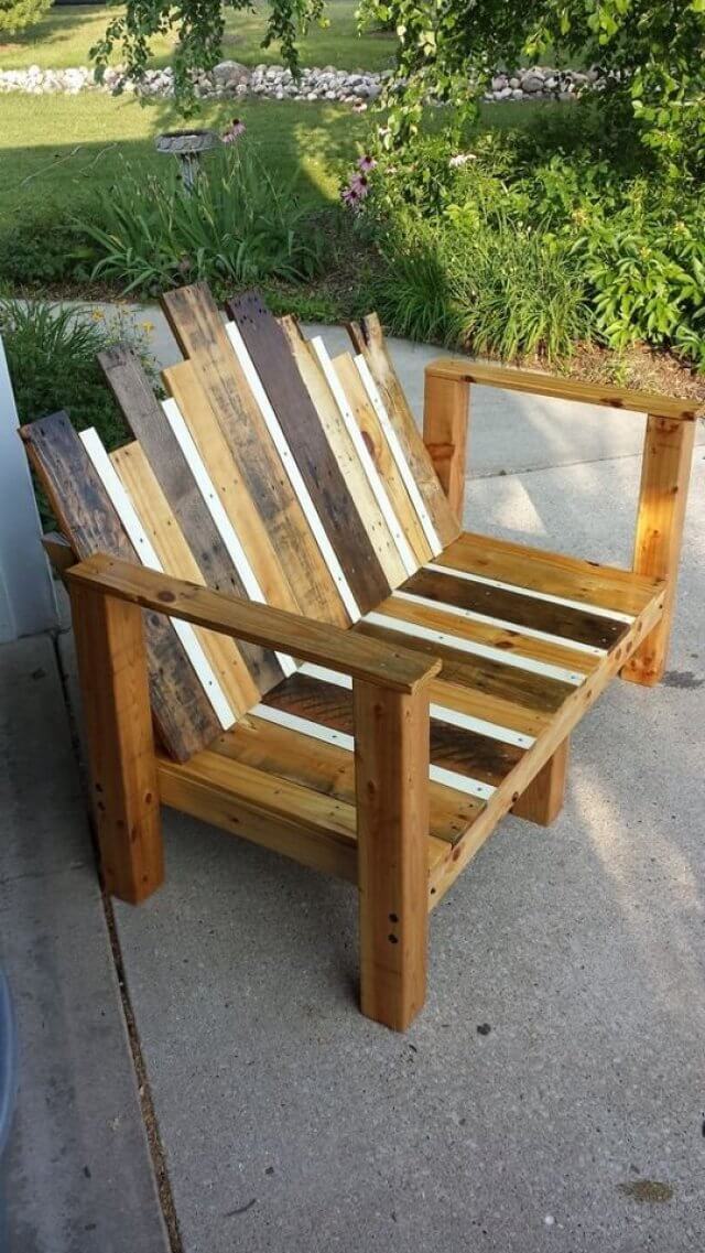Bench ideas adirondack multi-colored wide bench QPWUTRA