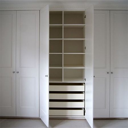 built-in cupboard we offer some easy diy tips on how to construct a basic fitted wardrobe FNVKGJY