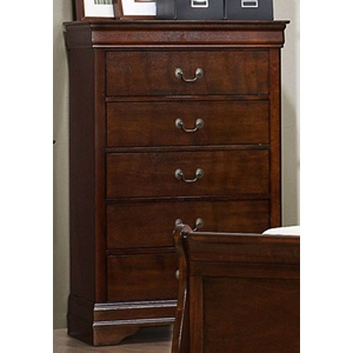 Chests of drawers ... traditional brown cherry chest of drawers - mayville HUCMZPX
