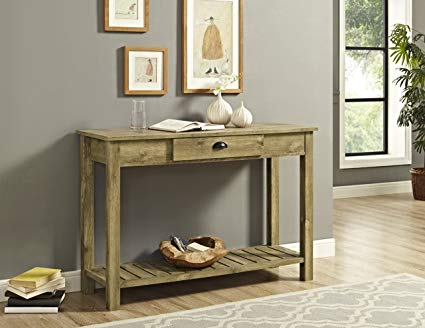 Country style furniture we furniture country style entry console table - 48, barnwood UEAYXSG
