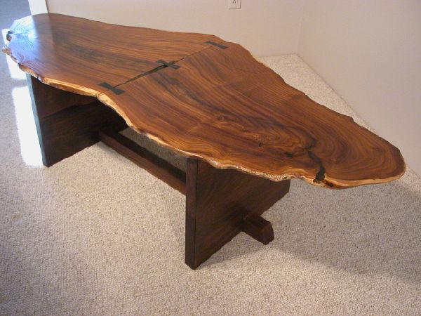Furniture made of olive wood large rustic olive table PZUEFPN