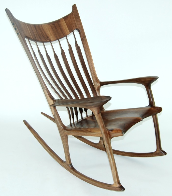 Rocking Chair Inspiration walnut and zebrawood rocking chair HTXJLNN