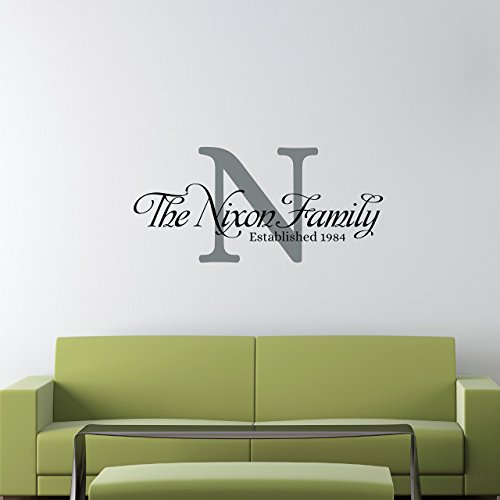 wall decal personalized custom family name wall decal - personalized name wall sticker - custom  name AOOTBAO