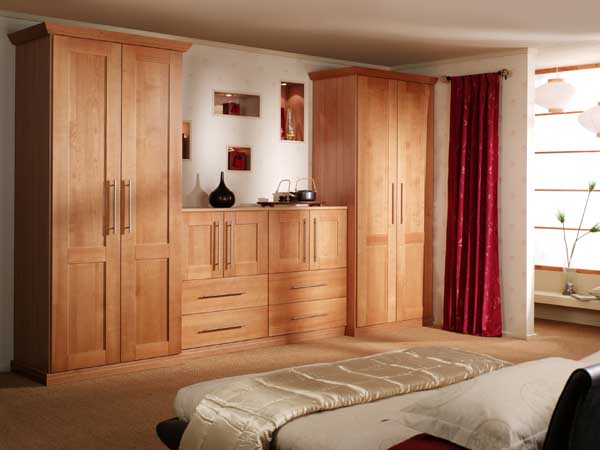 Wardrobe for the bedroom bedroom-furniture-over-bed-display-chest-drawer-beech VHEIBIP