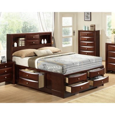 bedroom furniture madison storage platform bed (assorted sizes) KBWDWEZ