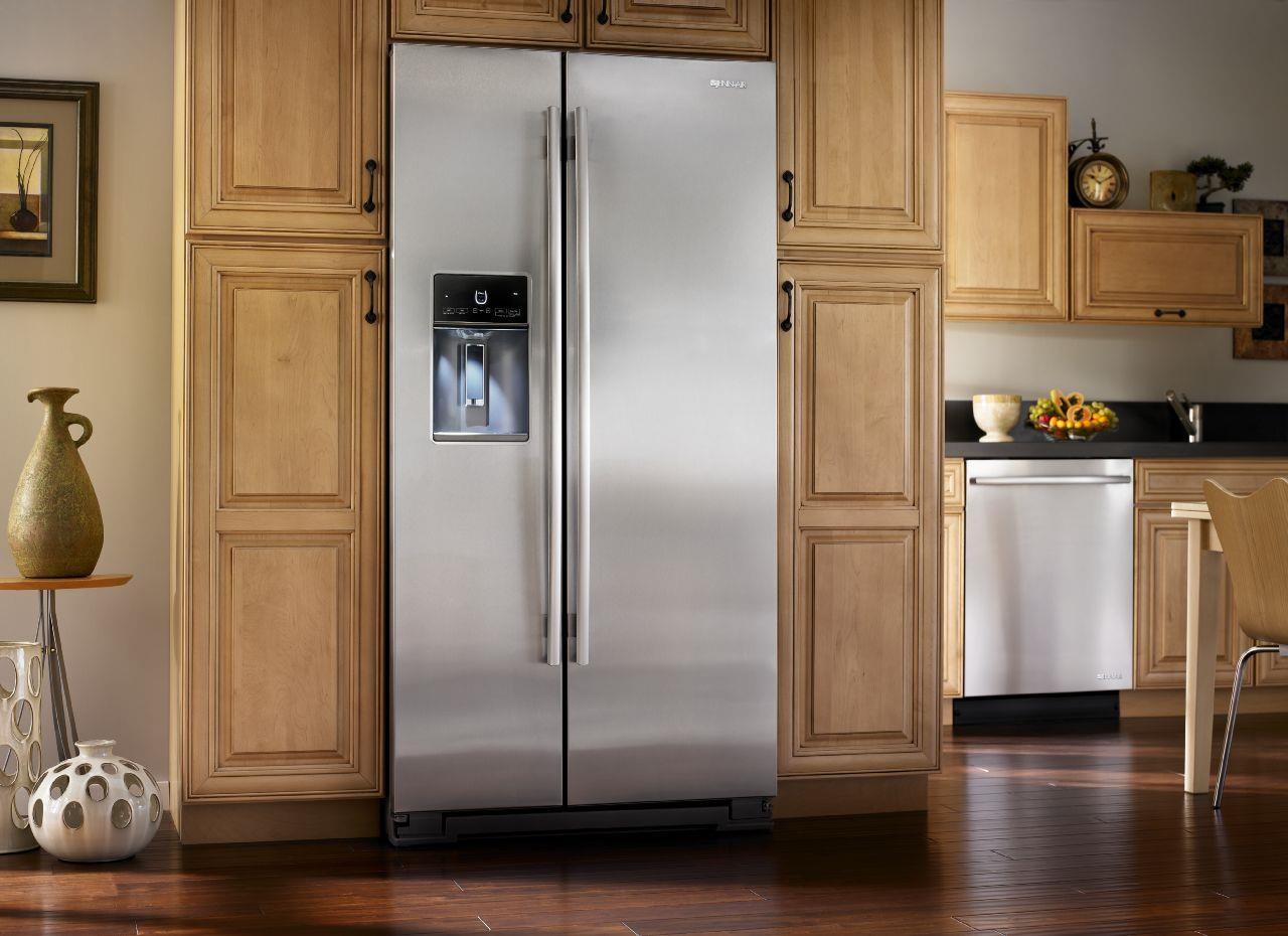 Freestanding refrigerator ... jenn-air sidexside refrigerators72u201d counter-depth freestanding  refrigerator QTSYSLO