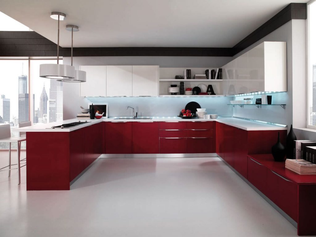 High gloss kitchen: advantages and disadvantages of a shiny kitchen ...