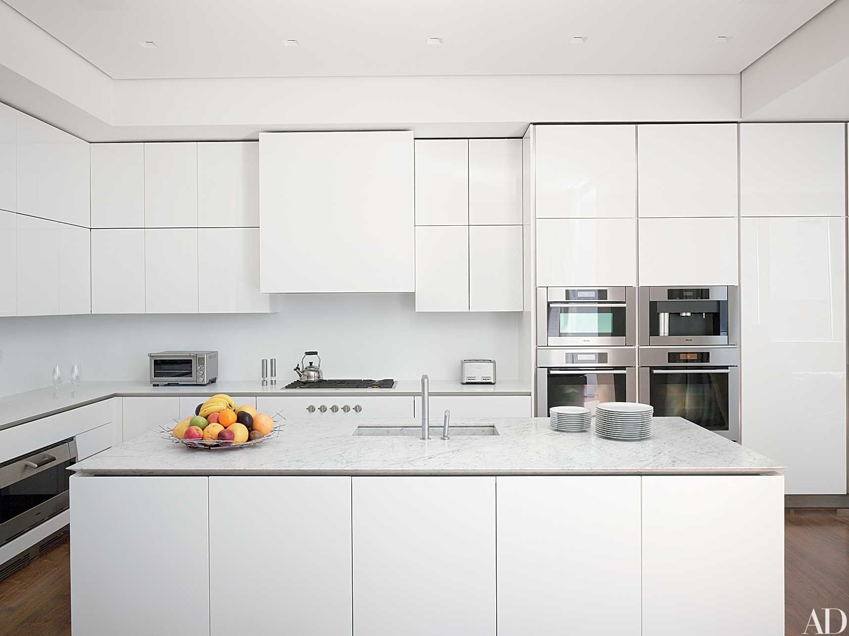 kitchen ideas with marble countertops 17 kitchens with classic marble countertops photos | architectural digest ZTEJHKW