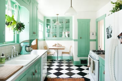 Mint Green kitchen mint green kitchen inspiration and ideas | apartment therapy CLFMRJB