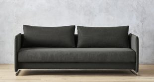Modern sofa beds tandom dark grey sleeper sofa KGZZAAT