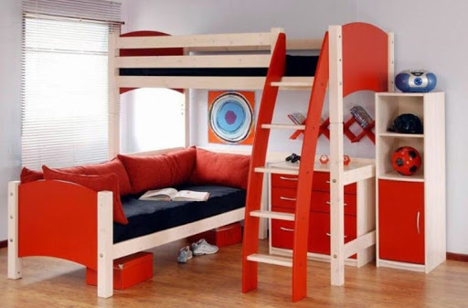 Multifunctional children beds bedroom furniture design JDJSNSZ