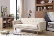 Retro style Sofa beds beige fabric sofa bed retro style lounge sofa couch living room furniture YLDFBKE