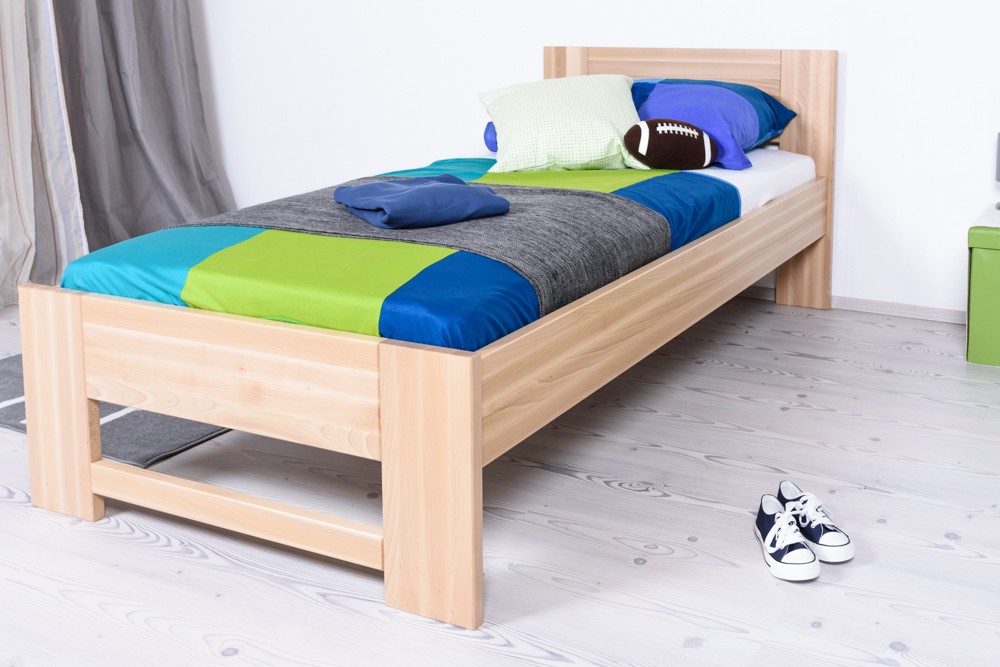 Slatted frames 100×200 single bed / day bed solid, natural beech wood 111, including slatted frame RSTPVFB