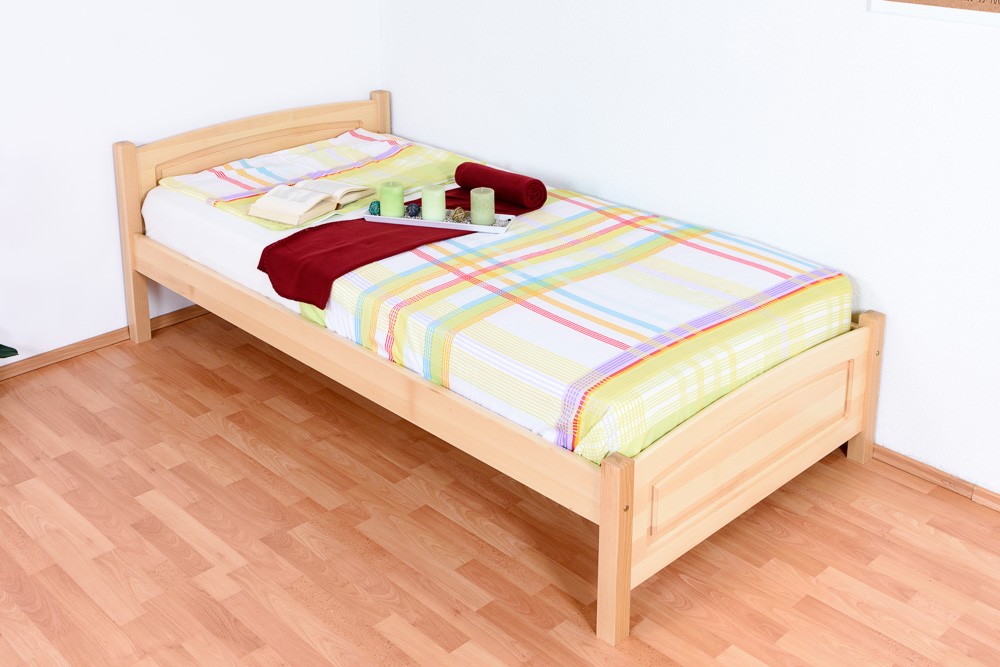 Slatted frames 100×200 single bed / day bed solid, natural beech wood 117, including slatted frame FPCKNPQ