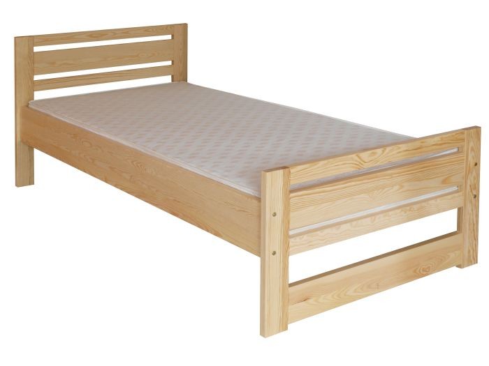 Slatted frames 100×200 single bed / guest bed 72c, solid pine, clear finish, incl. slatted bed ZGMXQEB