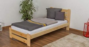 Slatted frames 90×200 single bed / day bed solid, natural pine wood a24, includes slatted frame ZGCWRCN