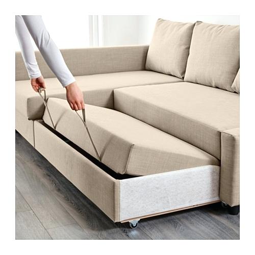 Daytime sofa, at night full bed: sofa beds with storage underneath