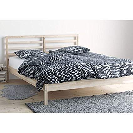Amazon.com: Ikea Tarva Full Size Bed Frame Solid Pine Wood Brown