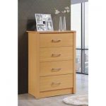 Beech chest of drawers for the bedroom