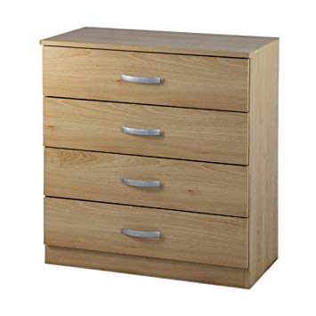Beech Chest of Drawers 4 Drawer Selby Bedroom Furniture: Amazon.co