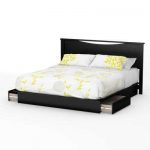 King - Black - Beds & Headboards - Bedroom Furniture - The Home Depot