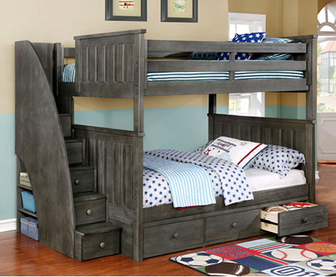 Full/Full Jordan Bunk Bed | Rooms4Kids