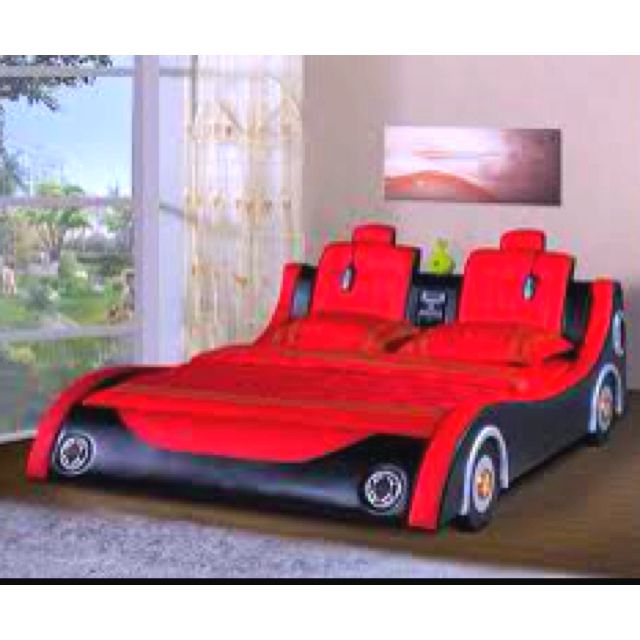 Adult race car bed, yes! | For the home | Race car bed, Bed, Car bed