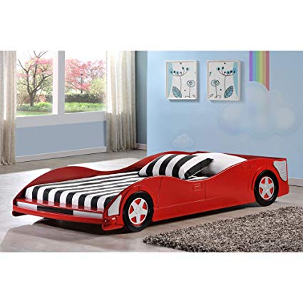 Amazon.com: Donco Kids Twin Car Bed in Red: Toys & Games