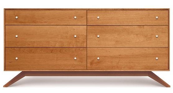Astrid 6 Drawer Dresser - Solid Wood - Dresser-Chests - Bedroom