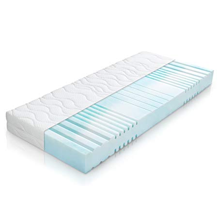 Belvandeo 7-zone cold foam mattress, Ortho Flexion Plus, ergonomic