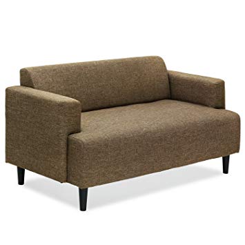 Amazon.com: Furinno Simply Home Modern Fabric Sofa Bed, Brown