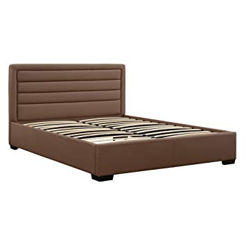 Amazon.com: DHP 4017307 Manhattan Premium Faux Leather Bed, Taupe